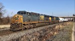 CSX 773 leads M369 west on 2 track.